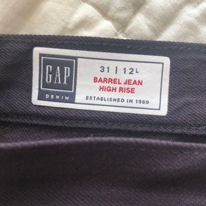 GAP Barrel Jeans Black